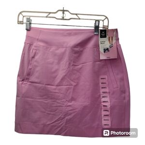 Member's Mark Women's Built-In Short Stretch Pink Woven Active Skorts Small